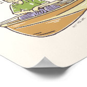 FRIENDS™ | Cartoon Icons Poster (Ecke)