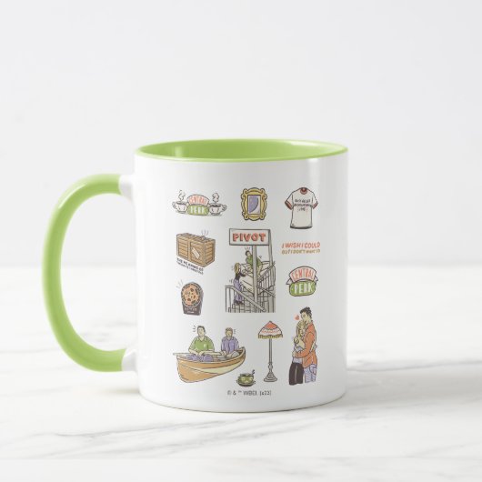 FRIENDS™ | Cartoon Icons Tasse (Links)