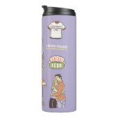FRIENDS™ | Cartoon Icons Thermosbecher (Nach rechts gedreht)