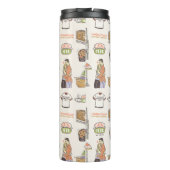 FRIENDS™ | Cartoon Icons Thermosbecher (Rückseite)