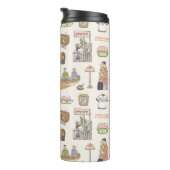 FRIENDS™ | Cartoon Icons Thermosbecher (Nach rechts gedreht)