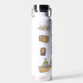 FRIENDS™ | Cartoon Icons Trinkflasche (Vorne)