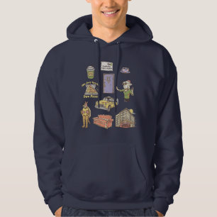 FRIENDS™ Cartoon-Symbole Grafik 2 Hoodie