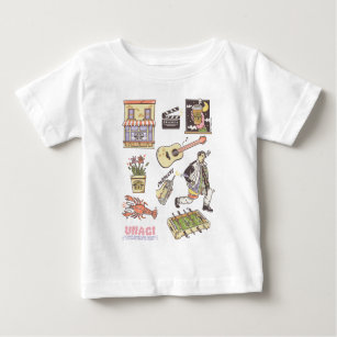 FRIENDS™   Cartoon-Symbole Grafik 3 Baby T-shirt