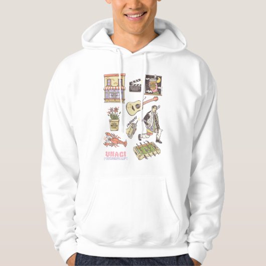 FRIENDS™ | Cartoon-Symbole Grafik 3 Hoodie (Vorderseite)
