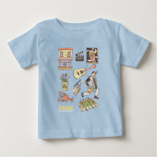 FRIENDS™   Cartoon-Symbole Grafik 4 Baby T-shirt