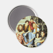 FRIENDS™ | Cast sitzt auf der Treppe Magnet (Vorderseite/Rückseite)