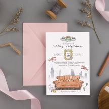 FRIENDS™ | Central Perk Aquarell-Baby-Shower