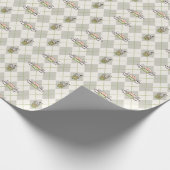 FRIENDS™ | Central Perk Argyle-Muster Geschenkpapier (Ecke)