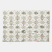 FRIENDS™  | Central Perk Argyle-Muster Geschirrtuch (Horizontal)