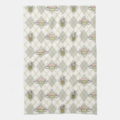 FRIENDS™  | Central Perk Argyle-Muster Geschirrtuch (Vertikal)