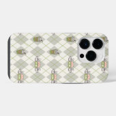 FRIENDS™ | Central Perk Argyle-Muster iPhone Hülle (Rückseite (Horizontal))