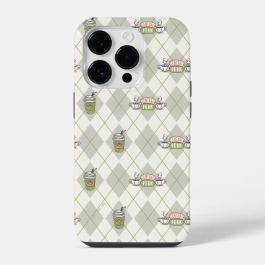 FRIENDS™ | Central Perk Argyle-Muster iPhone Hülle (Rückseite)