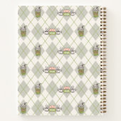 FRIENDS™ | Central Perk Argyle-Muster Notizblock (Rückseite)