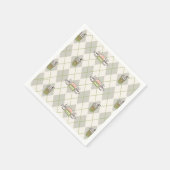 FRIENDS™ | Central Perk Argyle-Muster Serviette (Ecke)
