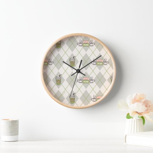 FRIENDS™ | Central Perk Argyle-Muster Uhr (Zuhause)