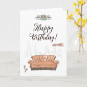 FRIENDS™ | Central Perk Birthday Karte (Gelbe Blume)