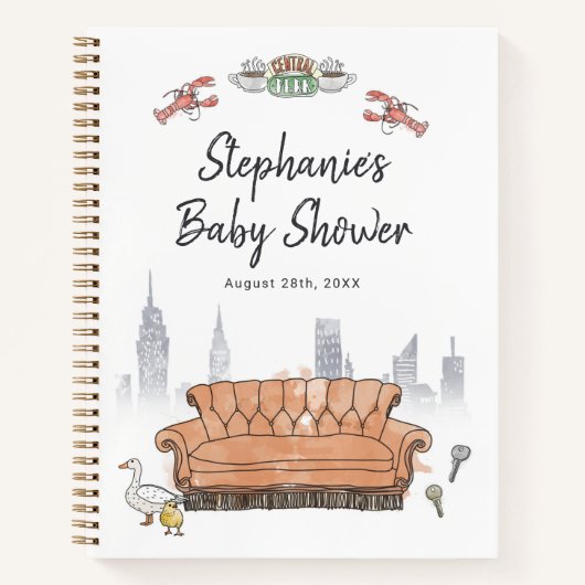 FRIENDS™ | Central Perk Brautparty Guest Notizblock (Vorderseite)