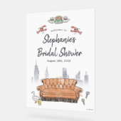 FRIENDS™ | Central Perk Brautparty Welcome Acrylschild (Winkel)