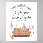 FRIENDS™ | Central Perk Brautparty Welcome Poster (Vorne)