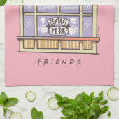 FRIENDS™ | Central Perk Cartoon Coffee Shop Geschirrtuch (Gefaltet)