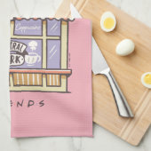 FRIENDS™ | Central Perk Cartoon Coffee Shop Geschirrtuch (Viertel Falte)