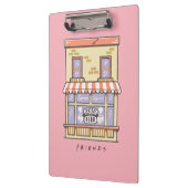 FRIENDS™ | Central Perk Cartoon Coffee Shop Klemmbrett (Links)