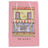FRIENDS™ | Central Perk Cartoon Coffee Shop Mittlere Geschenktüte (Vorderseite)
