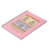 FRIENDS™ | Central Perk Cartoon Coffee Shop Notizblock (Linke Seite)