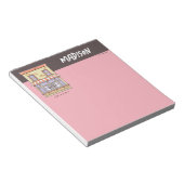 FRIENDS™ | Central Perk Cartoon Coffee Shop Notizblock (angewinkelt)