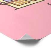 FRIENDS™ | Central Perk Cartoon Coffee Shop Poster (Ecke)