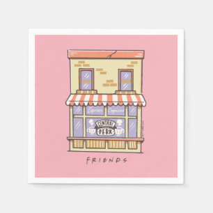 FRIENDS™ Central Perk Cartoon Coffee Shop Serviette