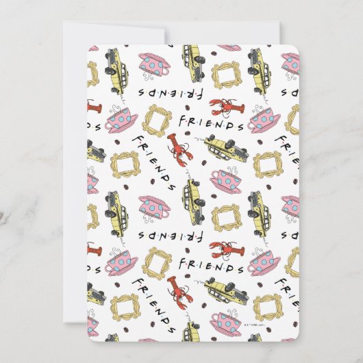 FRIENDS™ | Central Perk Chalkboard Geburtstag Einladung (Rückseite)