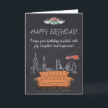 FRIENDS™ | Central Perk Chalkboard Geburtstag Karte<br><div class="desc">Feiern Sie Ihren Geburtstag mit dieser FRIENDS™-Themenkarte,  die mit einem von Central Perk inspirierten Chalkboard-Design ausgestattet ist. Diese individuell anpassbare Karte ermöglicht es Ihnen,  eine persönliche Nachricht hinzuzufügen,  die es zu einer perfekten Wahl für Fans der ikonischen TV-Show.</div>