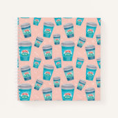 FRIENDS™ | Central Perk Coffee Cup Muster Notizblock (Vorderseite)