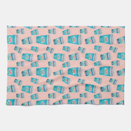 FRIENDS™ | Central Perk Coffee Cup Pattern Geschirrtuch (Horizontal)