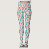 FRIENDS™ | Central Perk Coffee Cup Pattern Leggings (Vorderseite)