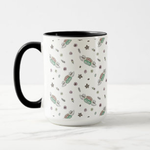 FRIENDS™ Central Perk Coffee Wasserfarben-Muster Tasse
