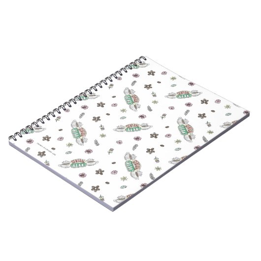 FRIENDS™ | Central Perk Coffee Watercolor Muster Notizblock (Linke Seite)