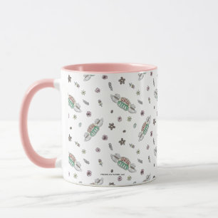 FRIENDS™ Central Perk Coffee Watercolor Muster Tasse
