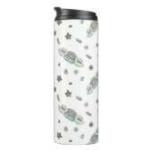FRIENDS™ | Central Perk Coffee Watercolor Muster Thermosbecher (Nach rechts gedreht)