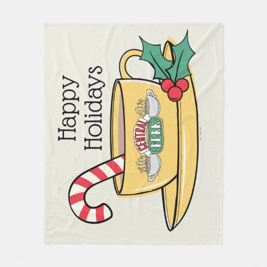 FRIENDS™ | Central Perk Holiday Tasse Fleecedecke (Vorderseite)