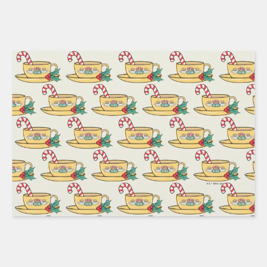 FRIENDS™ | Central Perk Holiday Tasse Geschenkpapier Set (Vorderseite 3)