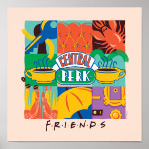 FRIENDS™ Central Perk Lebendige Grafik Poster