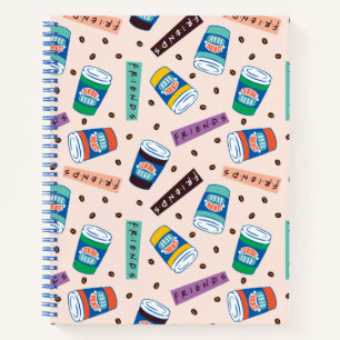 FRIENDS™ Central Perk Lebendiges Kaffeedesign Notizblock