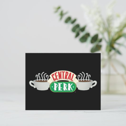 FRIENDS™ | Central Perk Logo Einladungspostkarte (Stehend Vorderseite)
