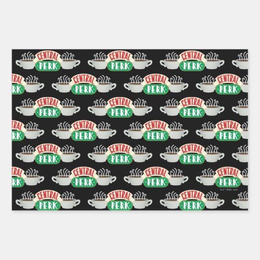 FRIENDS™ | Central Perk Logo Geschenkpapier Set (Vorderseite 2)