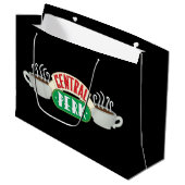 FRIENDS™ | Central Perk Logo Große Geschenktüte (Vorderseite Schrägansicht)