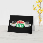 FRIENDS™ | Central Perk Logo Karte (Gelbe Blume)