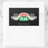 FRIENDS™ | Central Perk Logo Rechteckiger Aufkleber (Tasche)